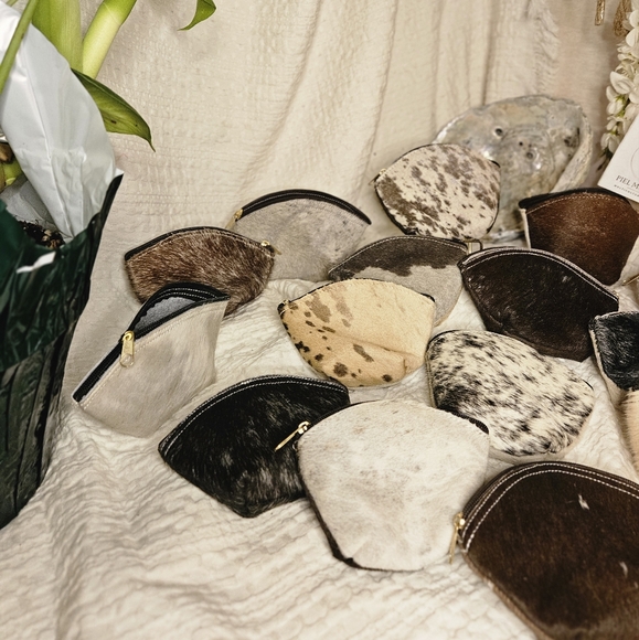 100% cowskin purse for coins handmade! - Picture 4 of 12